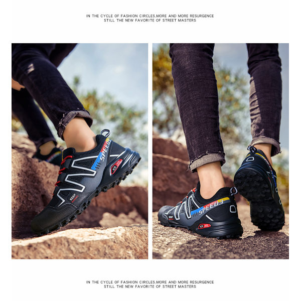 Men's Nonslip Soft Outdoor Crosscountry Hiking Shoes