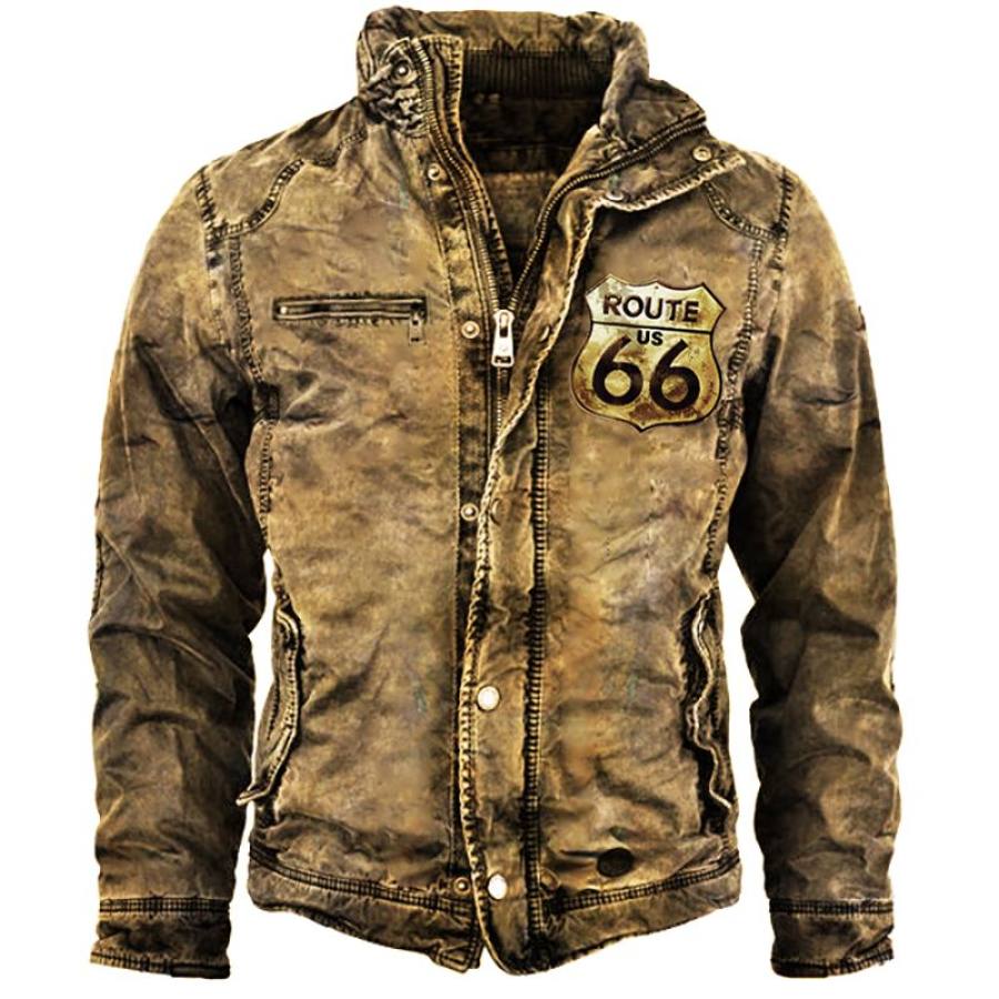 

Men's Route 66 Retro Washed Warm Jacket
