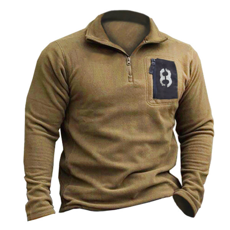 

Men's Outdoor Tactics Baseball Jersey Motorcycle Casual Long Sleeve Sweatshirt