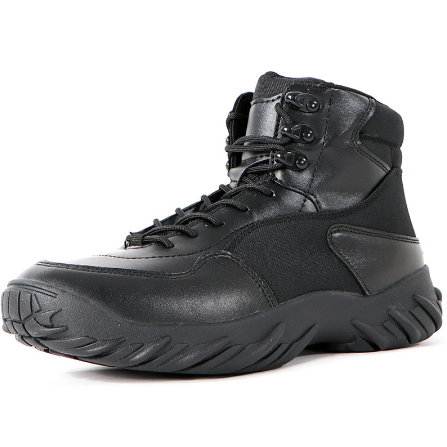 

Men's Side Eyelet Buckle Mid-to-low Waterproof And Wear-resistant Tactical Boots Flying Boots