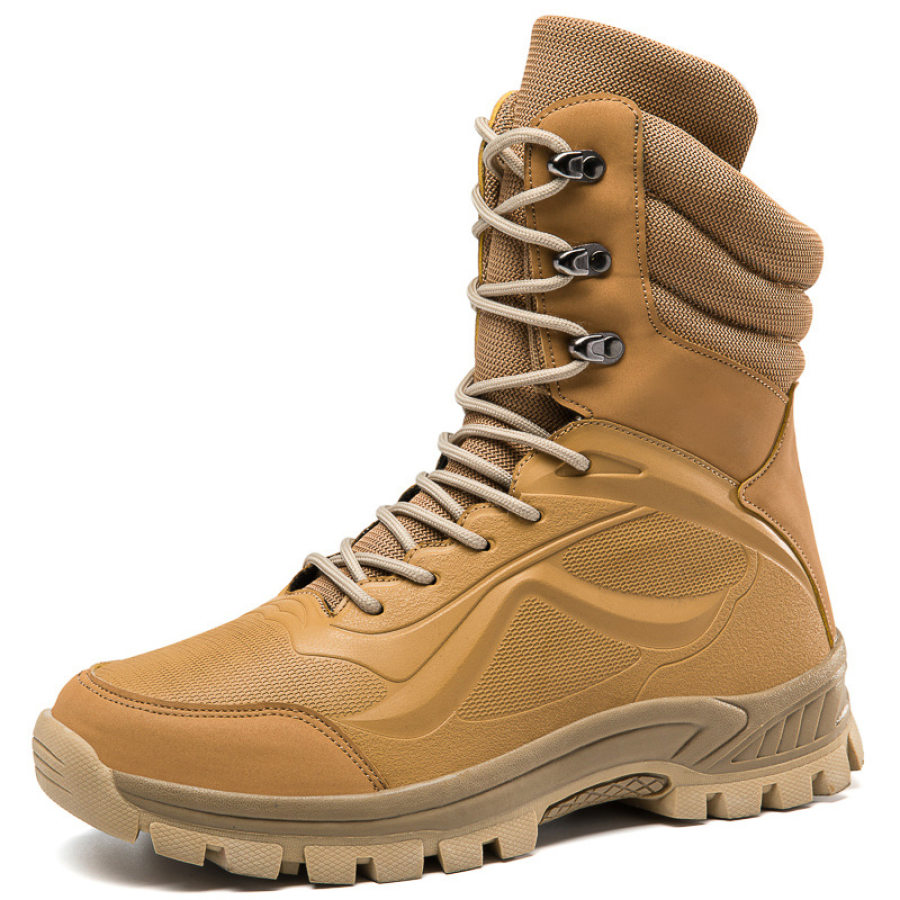 

Men's High-top Lace-up Protective Wear-resistant Military Boots Martin Boots