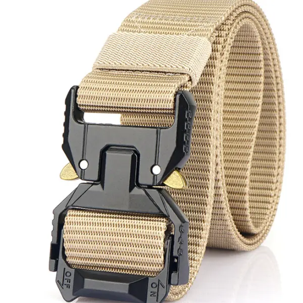Men's Outdoor Training Tank Pattern Belt Sports Pants Belt - Kalesafe.com 