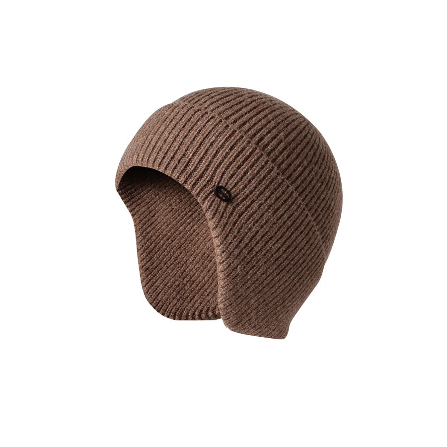 

Men's Earmuffs Thickened Warm Hood Outdoor Riding Woolen Hat Ski Cap