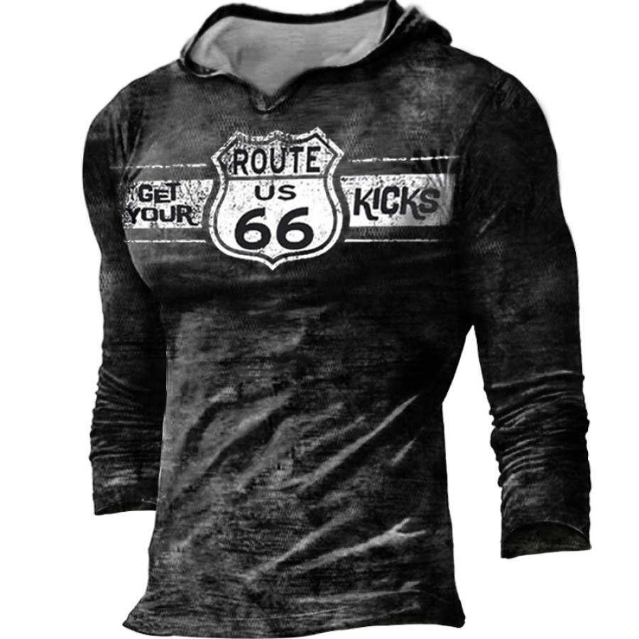 

Route 66 Men's Outdoor Retro Hoodie