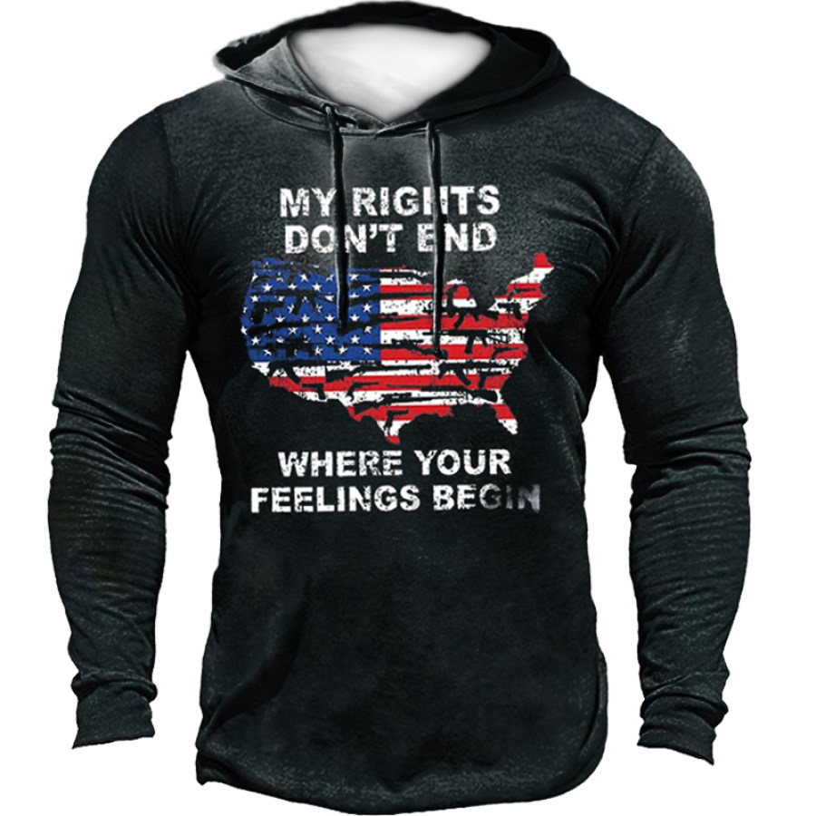 

My Rights Don't End Where Your Feelings Begin Men's Hoodie