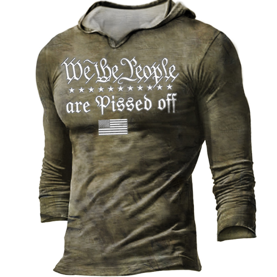 

We The People Are Pissed Off Men's Outdoor Hoodie
