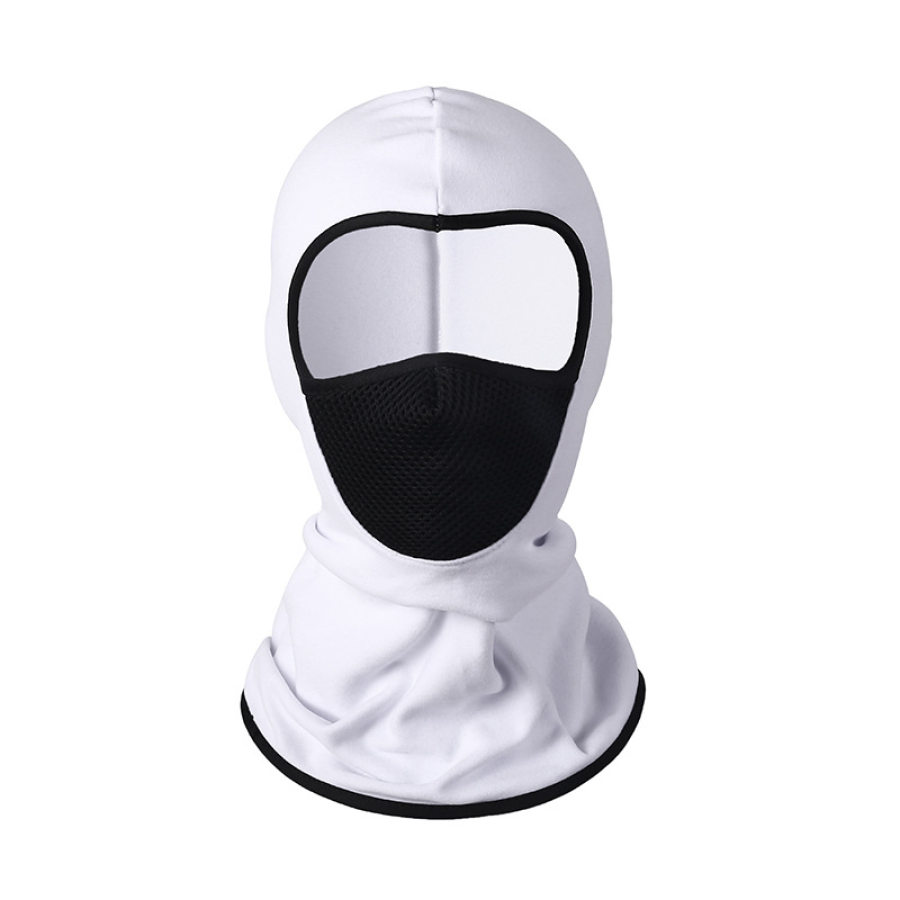 

Outdoor Warm MotorcycleRiding Mask Plus Velvet Breathable Mesh Neck Hood Hood Thick CS Tactical Hood