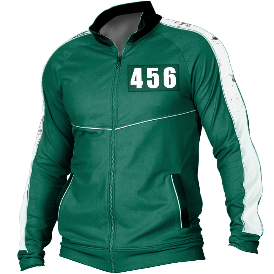 

Game Number 456 Print Men's Outdoor Jacket