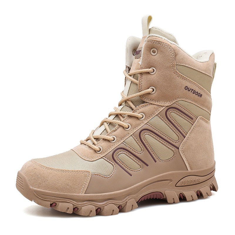 Men's Breathable Protective High-top Chic Outdoor Tactical Military Boots
