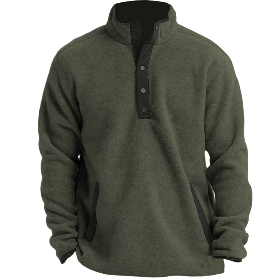 

Color Block Mens Outdoor Warm And Breathable Tactical Sweater