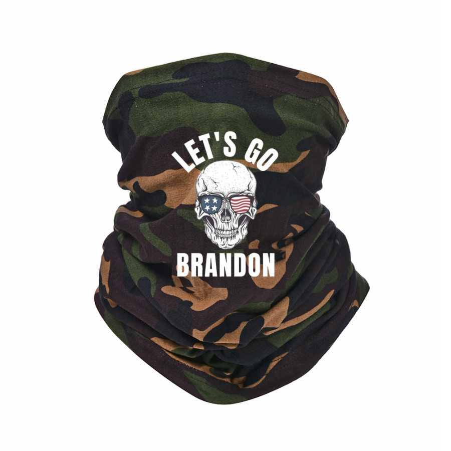 

Let's Go Brandon Camouflage Sun Mask Breathable Perspiration Scarf