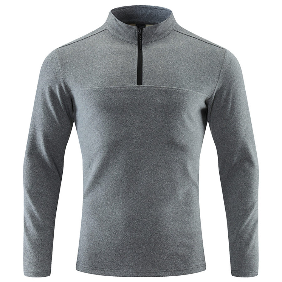 

Men's Outdoor Sports Stretch And Breathable Fleece Sweatshirt