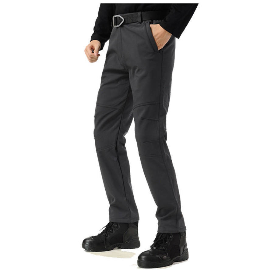 

Men's Outdoor Hiking Waterproof Windproof Warm And Velvet Pants