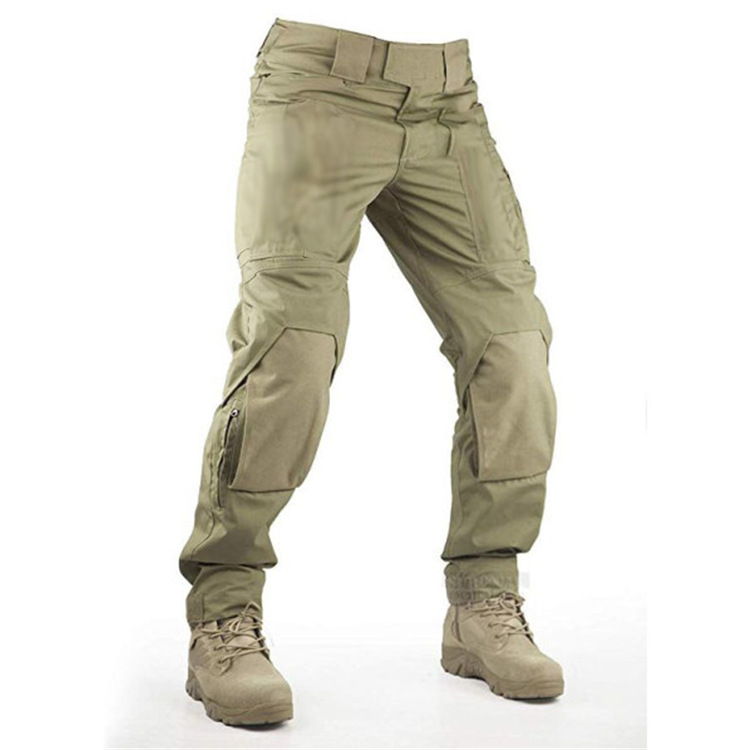 Men's Waist Velcro Multi-pocket Chic Tactical Cargo Trousers