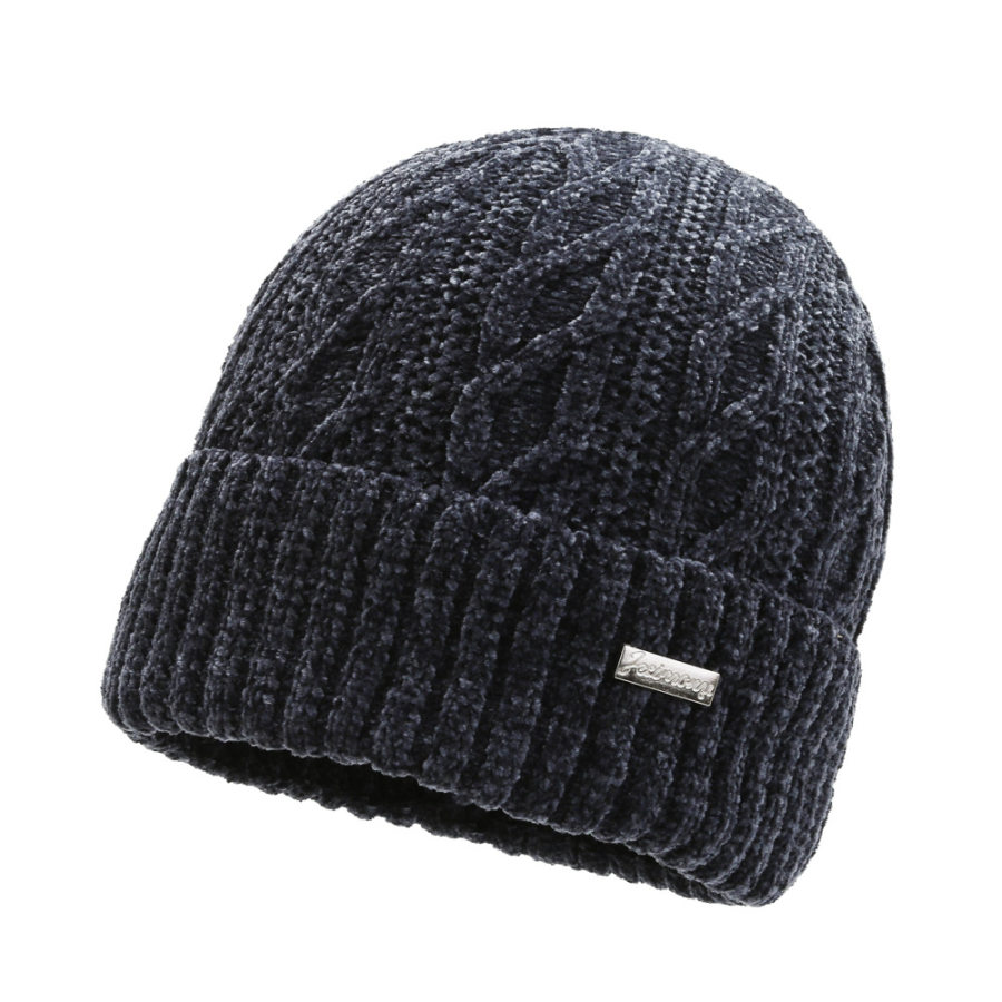 

Wholesale Knitted Hat Men 2021 New Korean Youth Trendy Cool Woolen Hat Plus Velvet Warm Cycling Hood