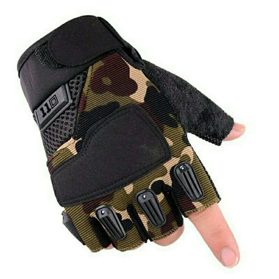 

Men's Outdoor Tactical Special Forces Non-Slip Riding Half-Finger Gloves