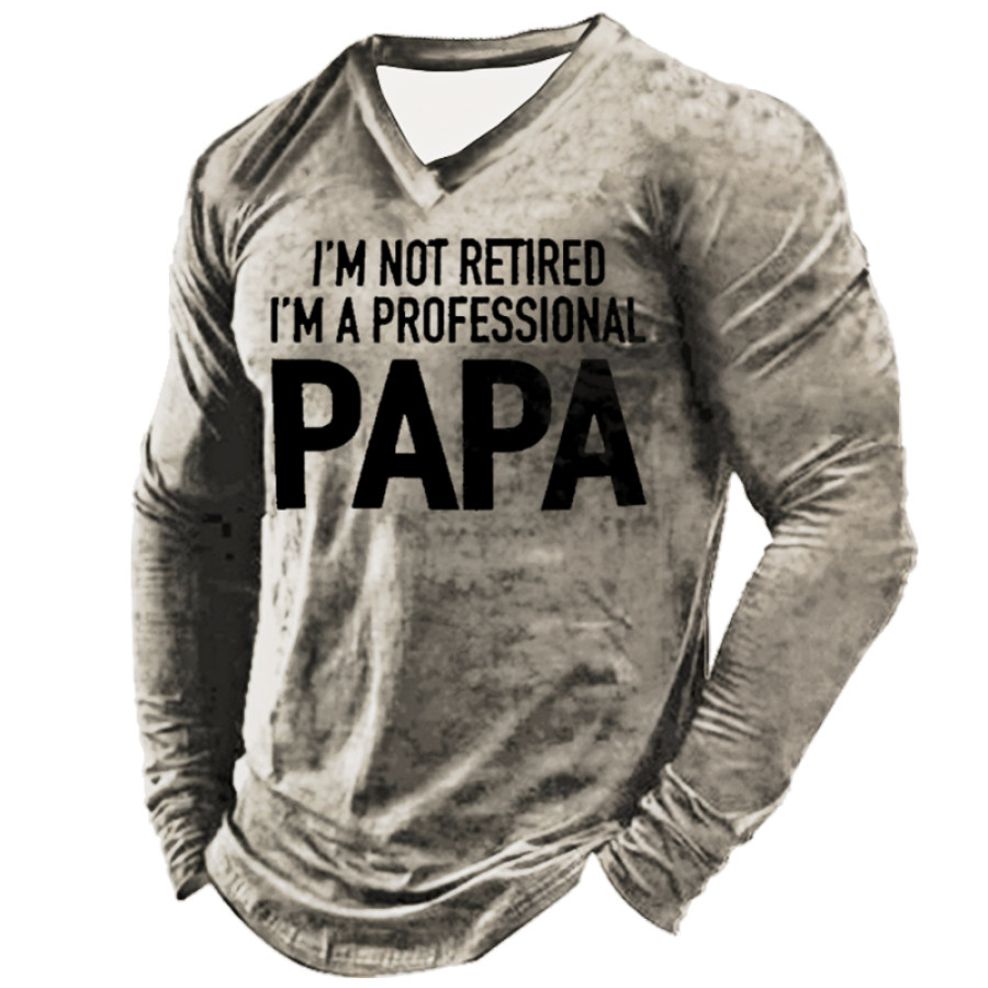 

Best Papa Ever. Comfortable Vintage T-Shirt