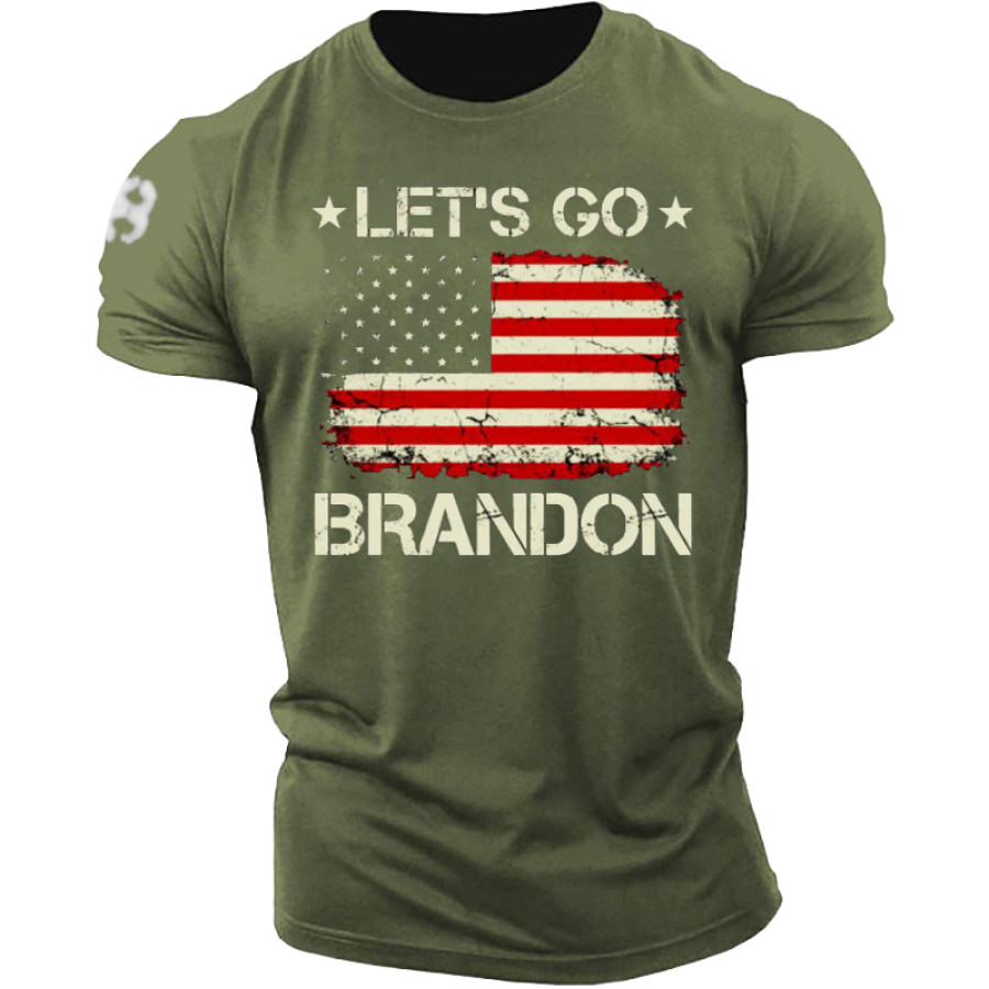 

Let's Go Brandon Travel Men's Outdoor Coton T Shirt