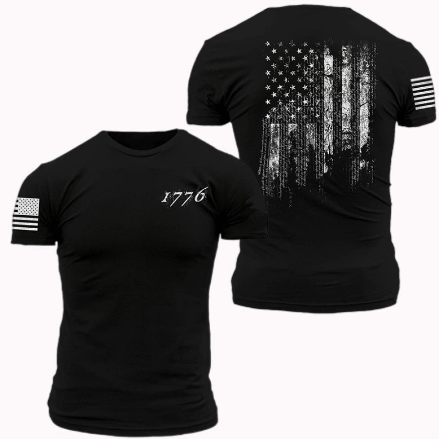 

Men's Cotton Outdoor Round Neck Short Sleeve T-Shirt
