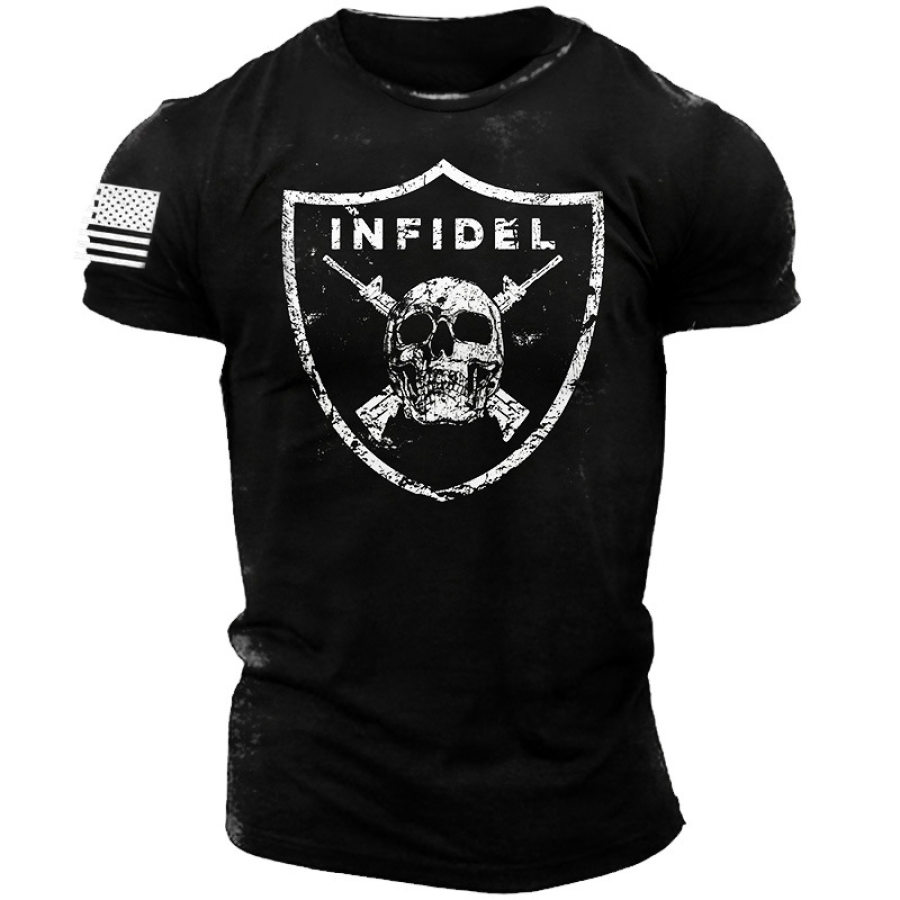 

Men's Cotton Outdoor Round Neck Short Sleeve T-Shirt