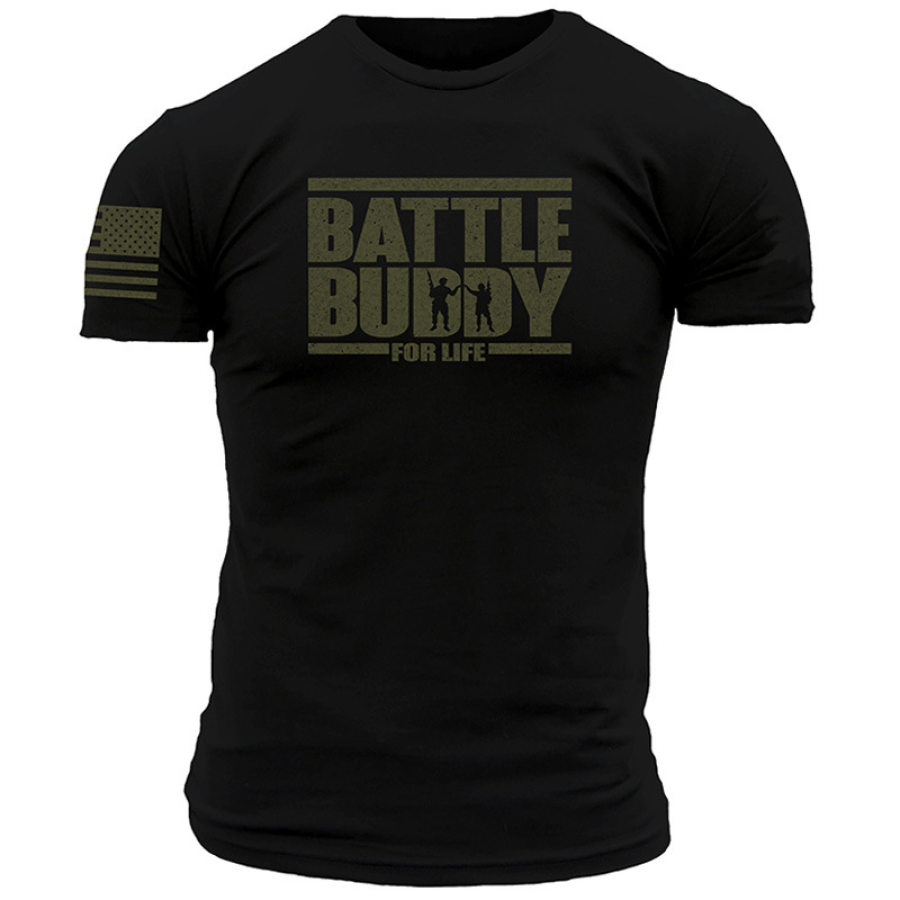

Men's Cotton Outdoor Comfortable Short-Sleeved T-Shirt