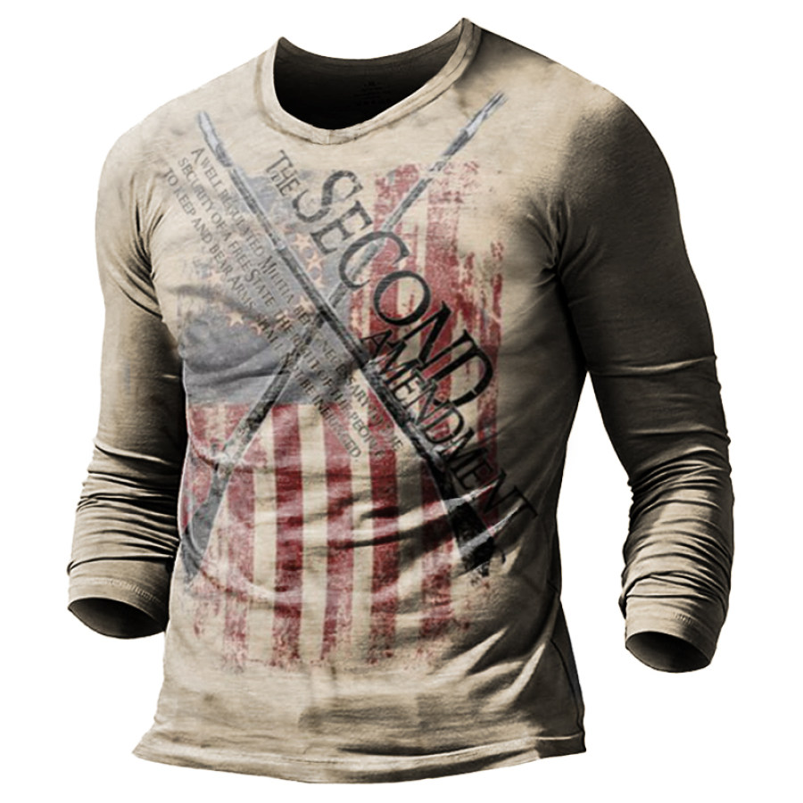 

Mens Outdoor Comfortable And Breathable Long-sleeved T-shir