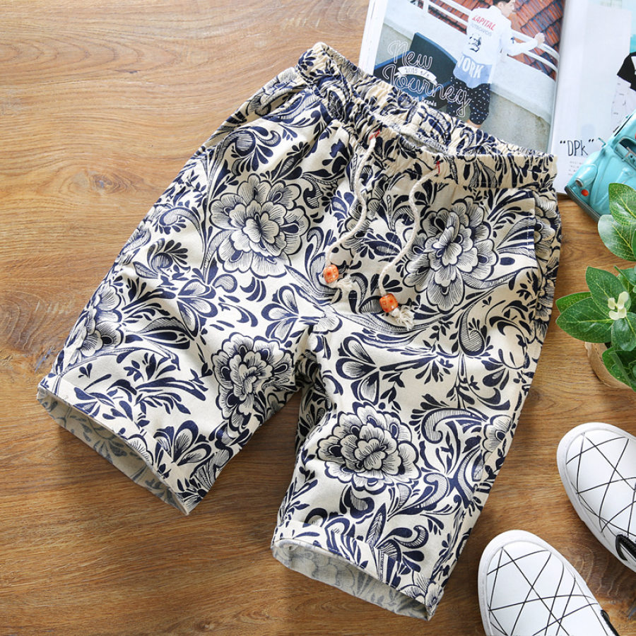 

Men's Fashion Casual Printed Shorts HH012