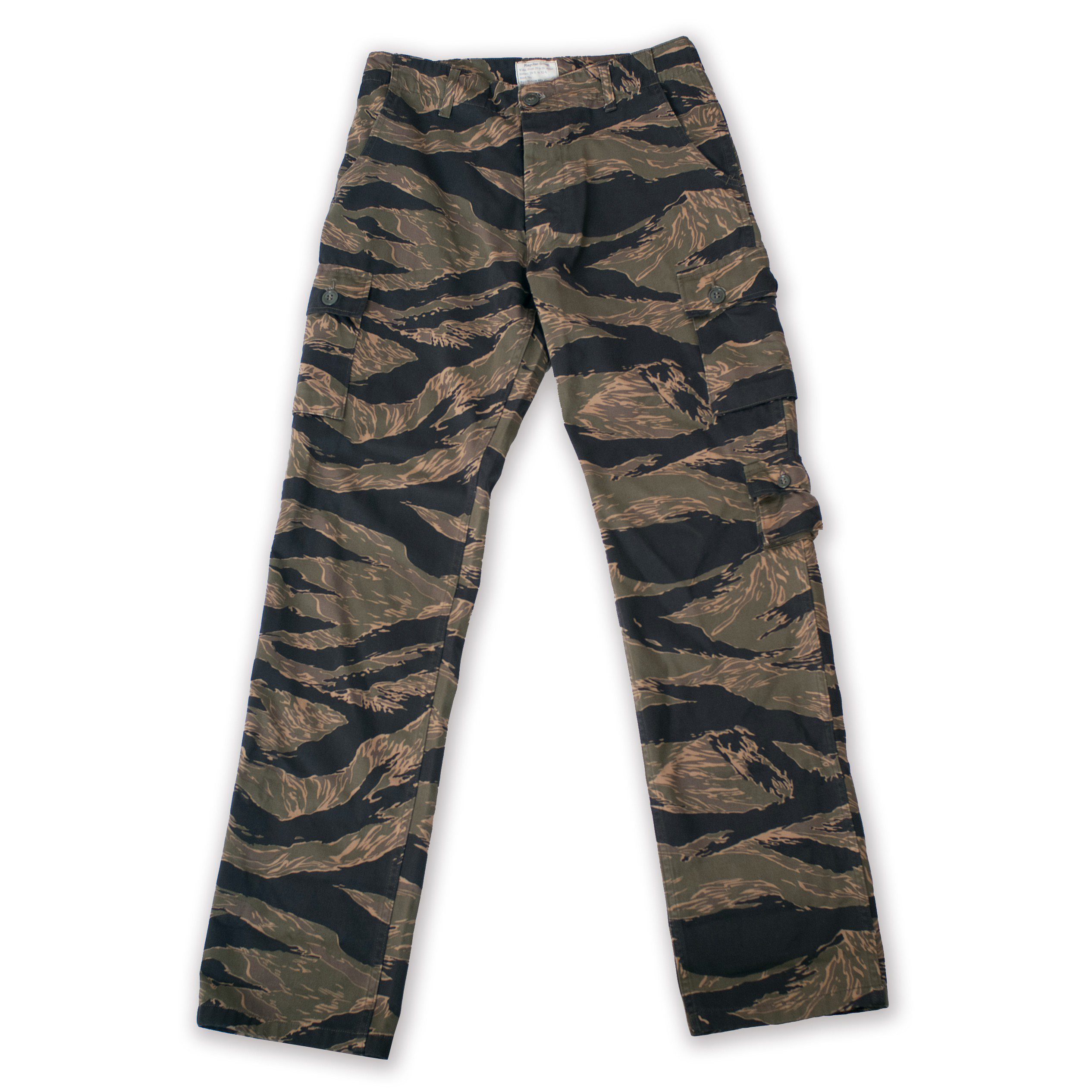 Casual Retro Camouflage Print Chic Combat Trousers