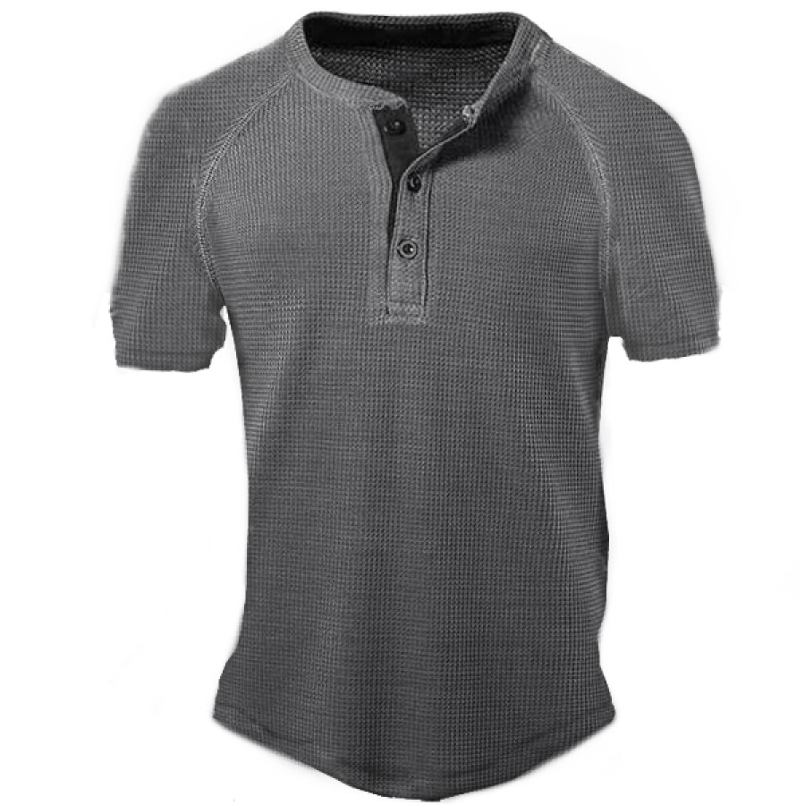 

Men's Outdoor Henry Tactical Waffle Short Sleeve T-Shirt