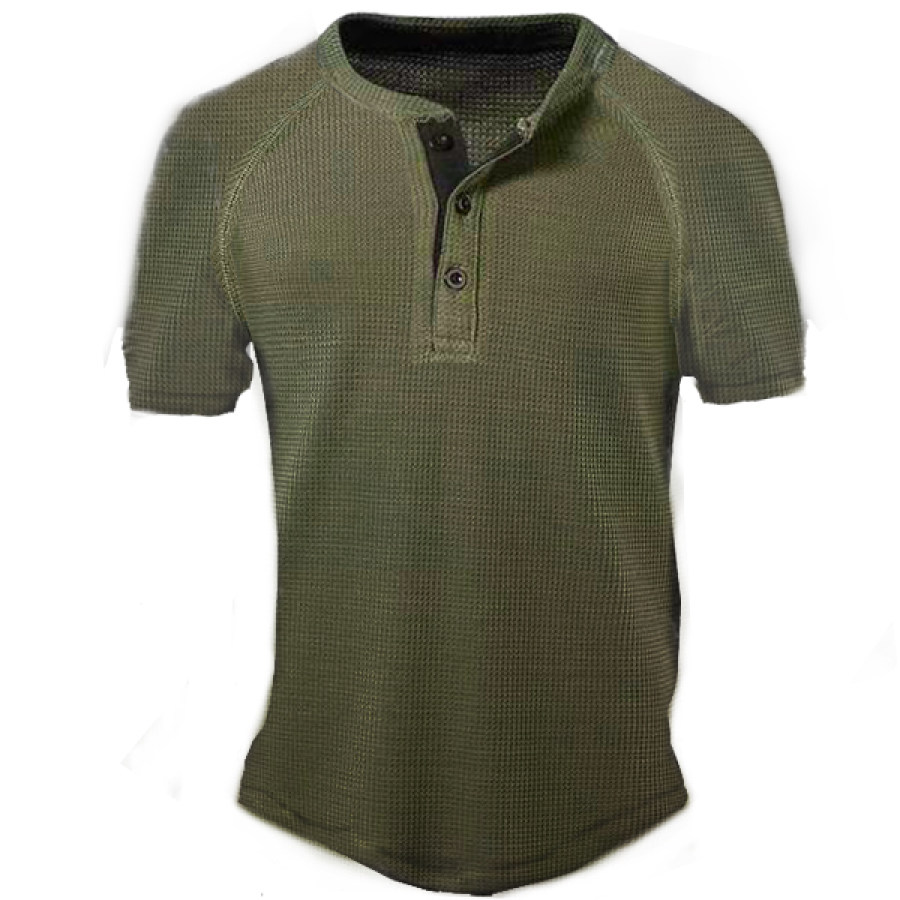 

Men's Outdoor Henry Tactical Waffle Short Sleeve T-Shirt