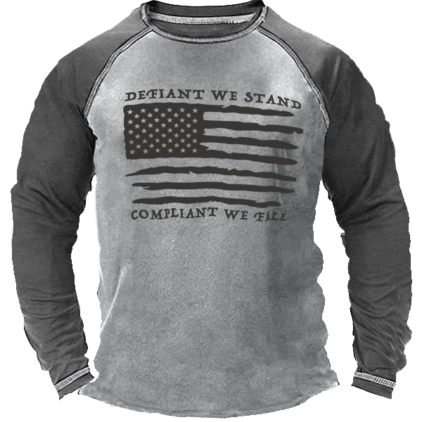 Men's Outdoor Defiant We Chic Stand Long Sleeve T-shirt