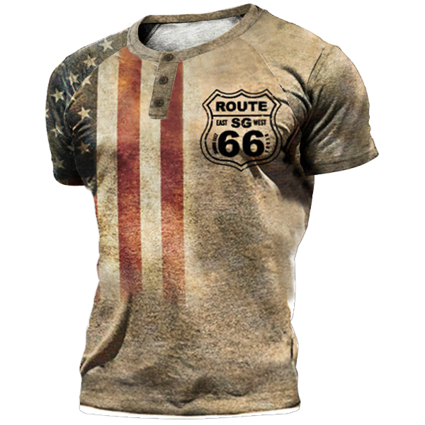 Men's Outdoor Route 66 Chic Tactical T-shirt