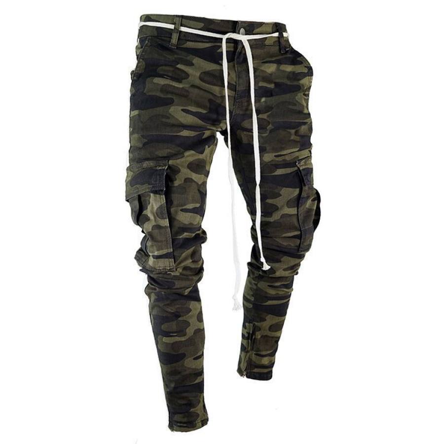 

Men's Hiking Pants Pocket Trousers Pencil Pants