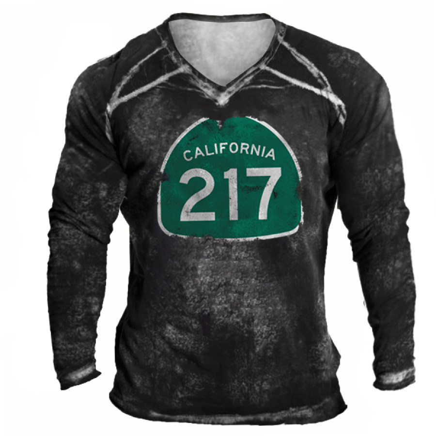 

California State Route 217 Men's Vintage T-Shirt