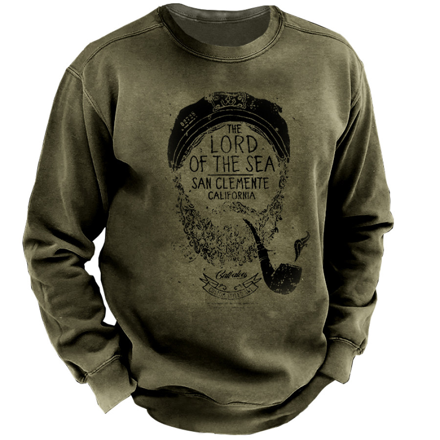 

The Lord Of The Sea Pipe Beard Men's Printed Sweatshirt
