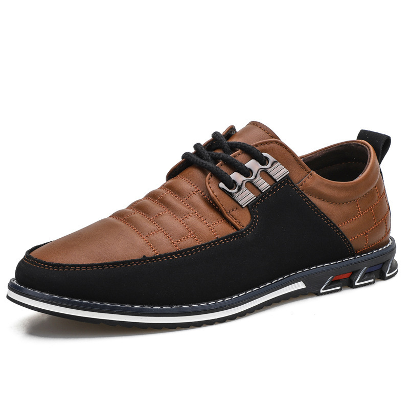 Men's Color Matching Breathable Chic Casual Shoes