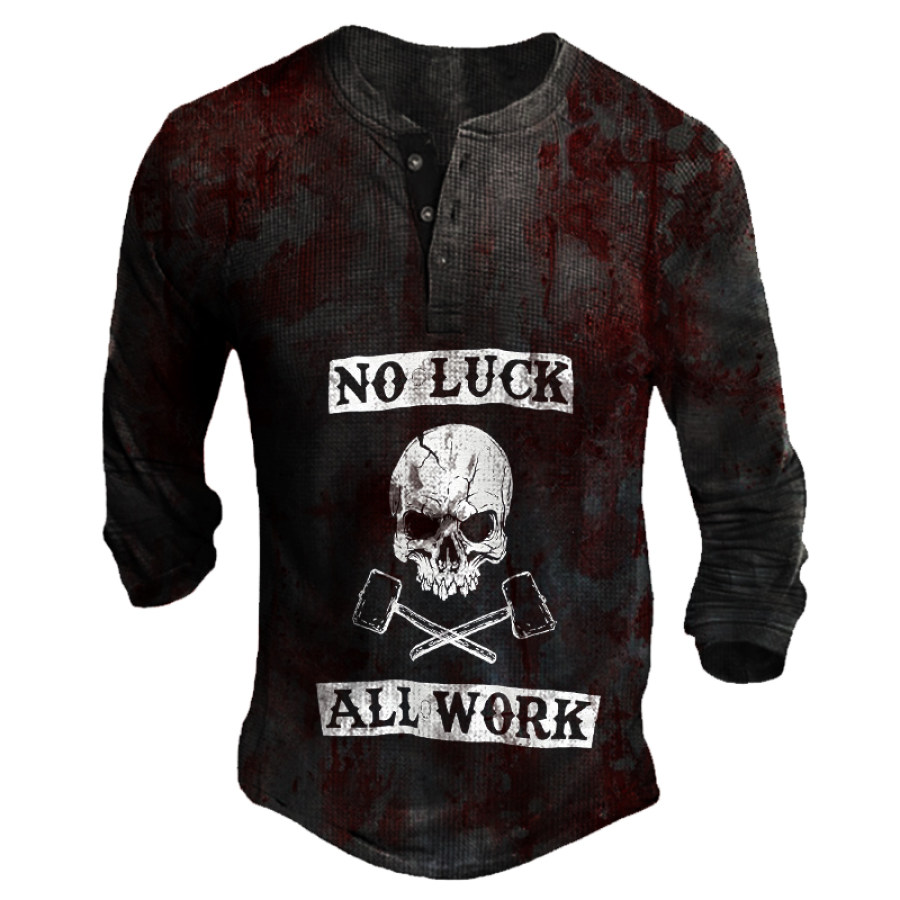 

No Luck All Work Rock Men's T-shirt