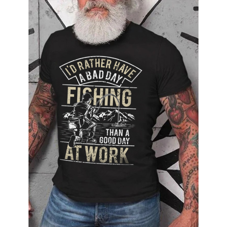 

Funny Fathers Day Gift For Fishing Fisherman T-Shirt