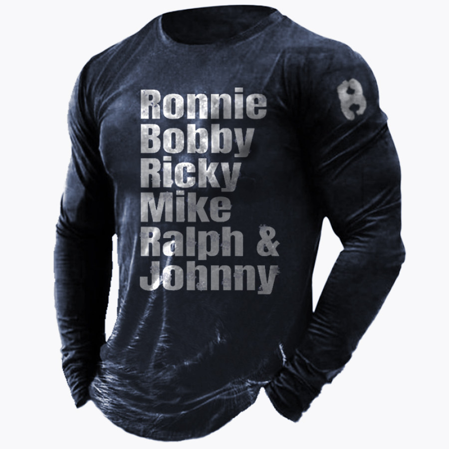 

Ronnie Bobby Ricky Mike Ralph And Johnny Men's Outdoor Tactical T-Shirt