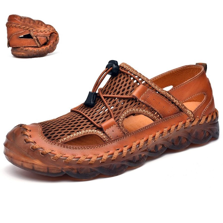 

Men's Soft Sole Toe Outdoor Sandals