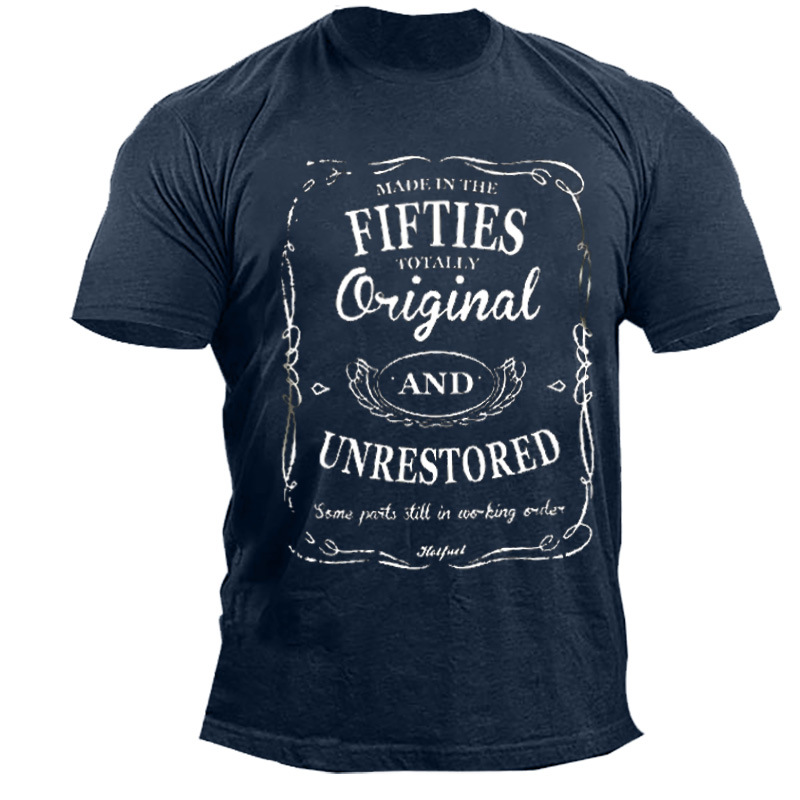 Fifties Men's Tactical Cotton Chic T-shirt