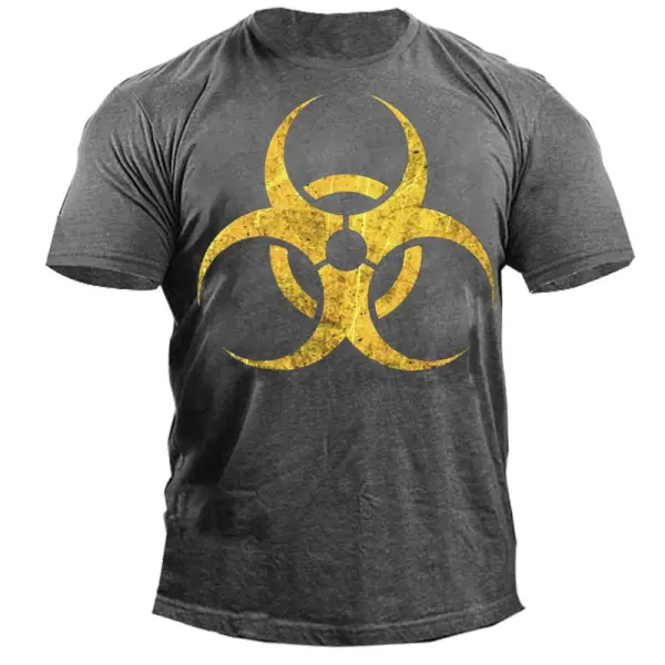 Biohazard Men's Vintage Tactical Cotton T-Shirt - Honeylop.chimpone.com 
