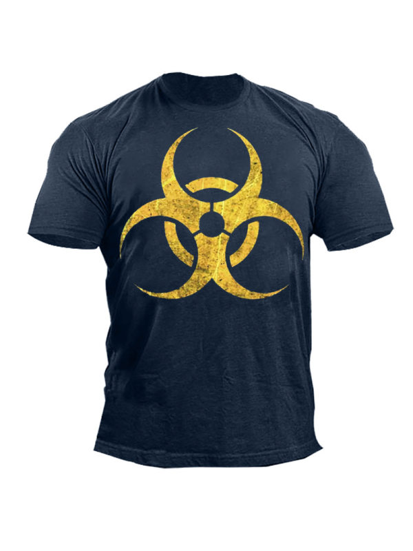 Biohazard Men's Vintage Tactical Cotton T-Shirt