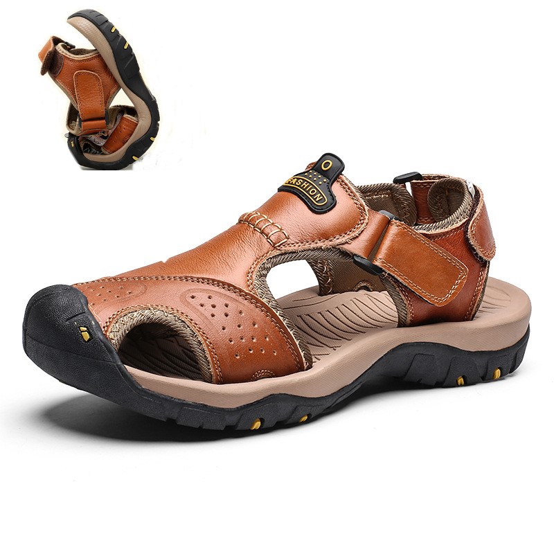 Men's Wear-resistant Soft Non-slip Chic Leather Sandals