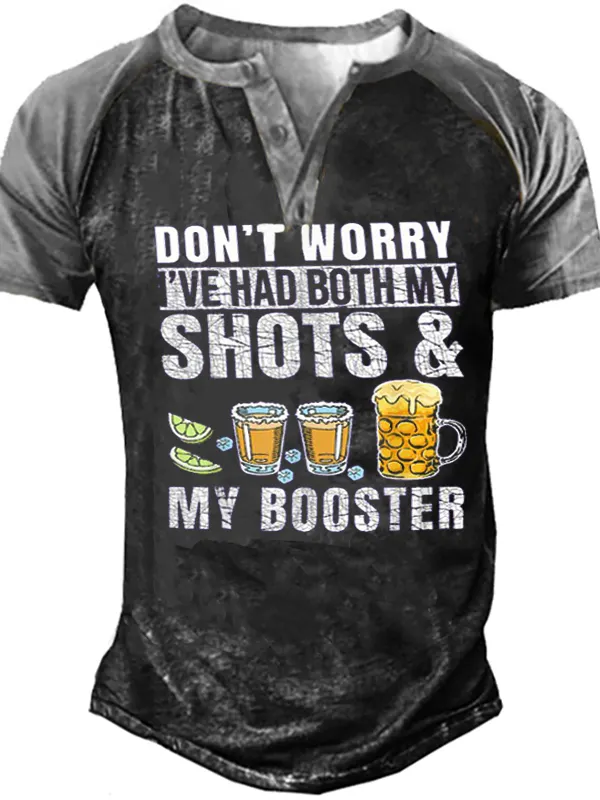 Don't Worry I've Had Both My Shots And Booster Funny Vaccine T-Shirt - Oasisjoy.com 