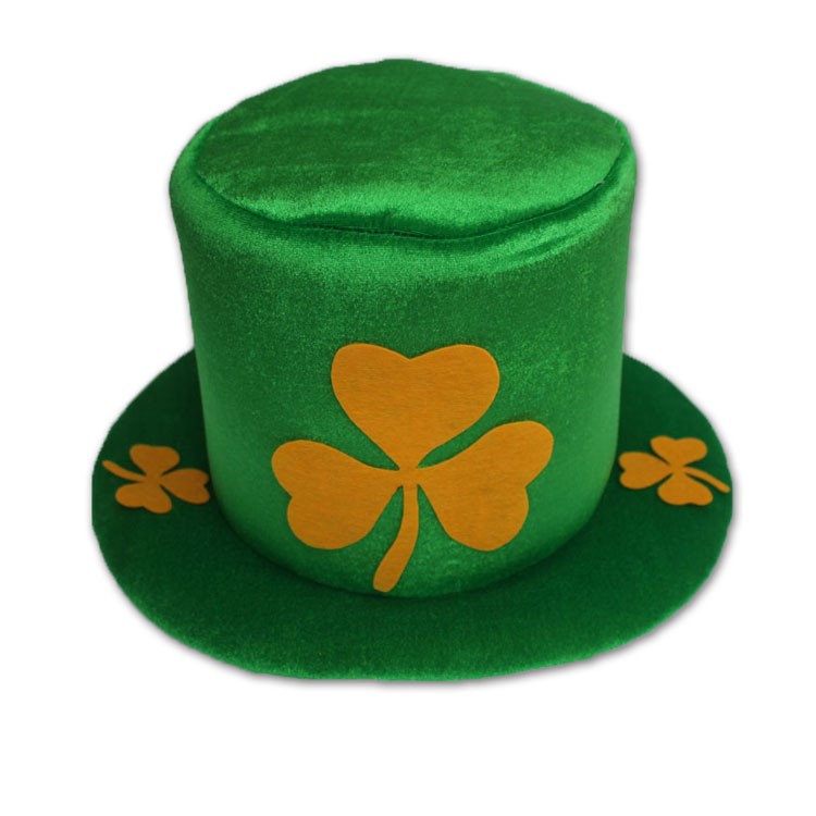 Irish St. Patrick's Day Chic Shamrock Green Carnival Hat