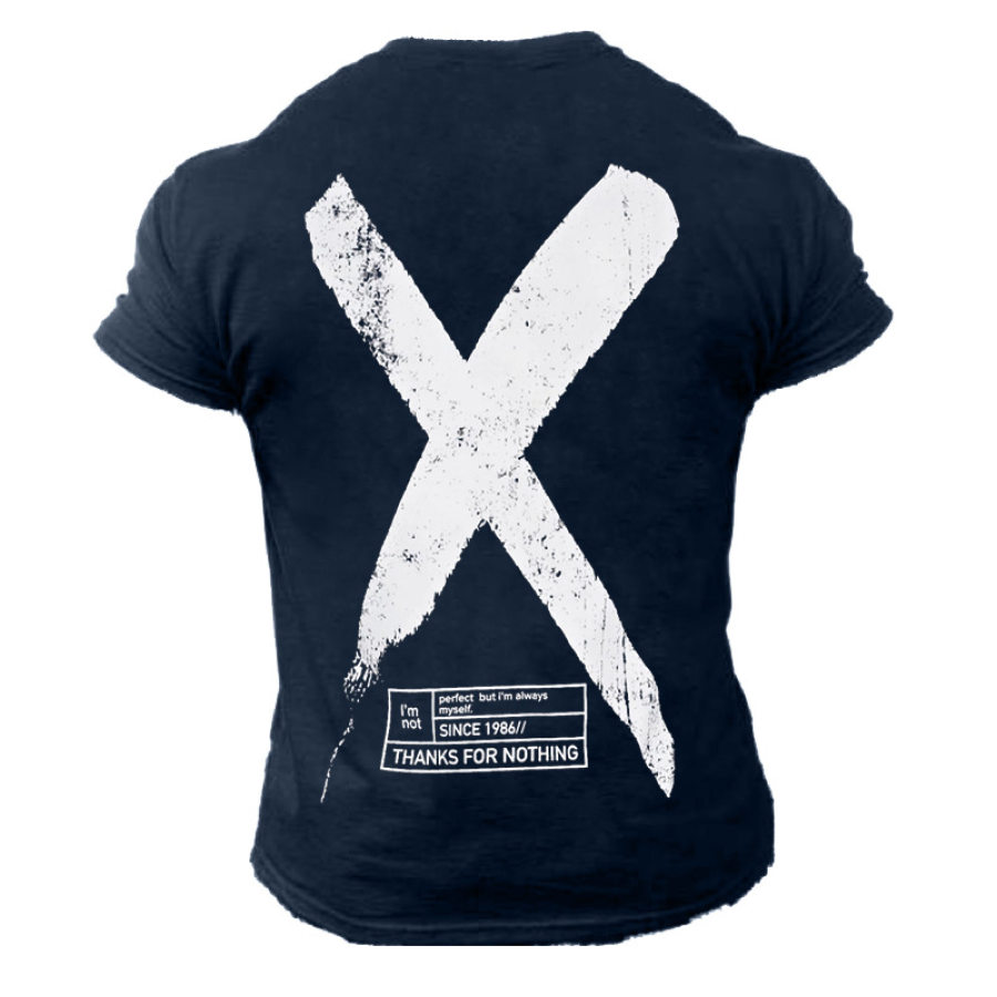 

I'm Always My Self Men's Cotton Print T-shirt
