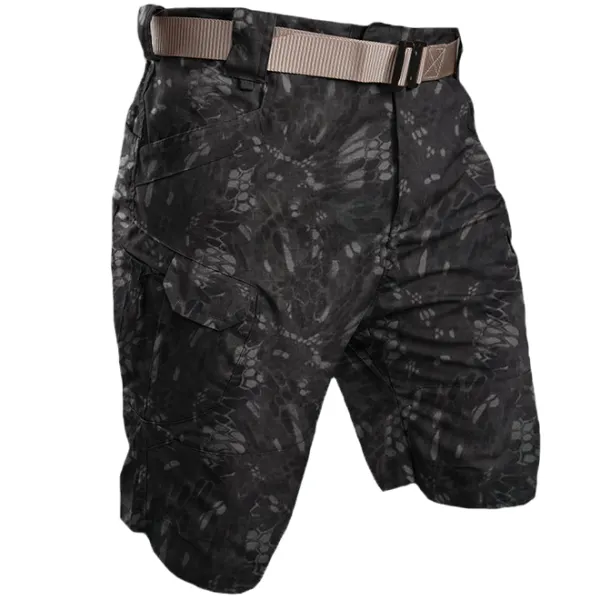 Outdoor Multi-pocket Breathable Wear-Resistant Cargo Tactical Shorts IX7 - Uustats.com 