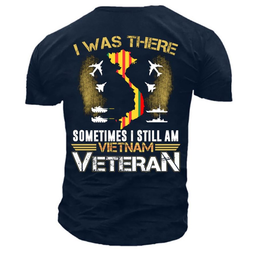 

Men's Outdoor Sometimes Veteran Cotton T-Shirt