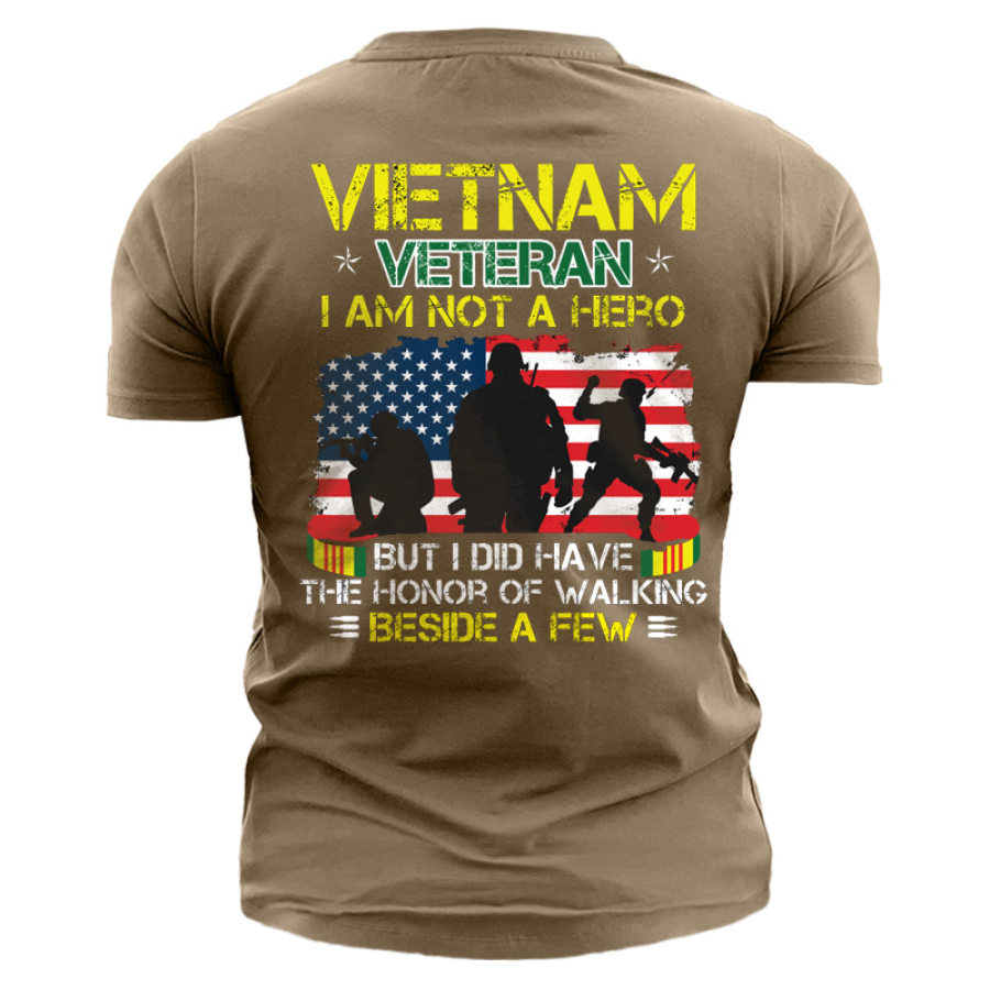 

Men's Veteran Short Sleeve Cotton T-Shirt